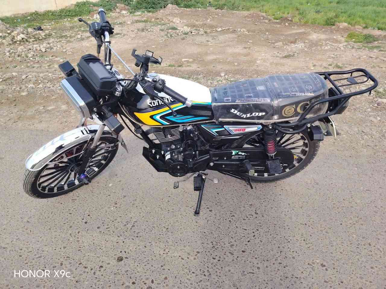 سلام عليكم
دراجه يراني سونك 2024صدرا 2025
منفيس موجود دراجه شلعه ومعدل مناقصها برغي شرط عل فحص تركب وتطلع السعر 850بيها مجال نتصال عبر وتساب ***********
