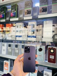 للبيع ايفون 14برو ماكس الجهاز بلادي مامفتوح  بطاريه 85 الجهاز كله شغال...