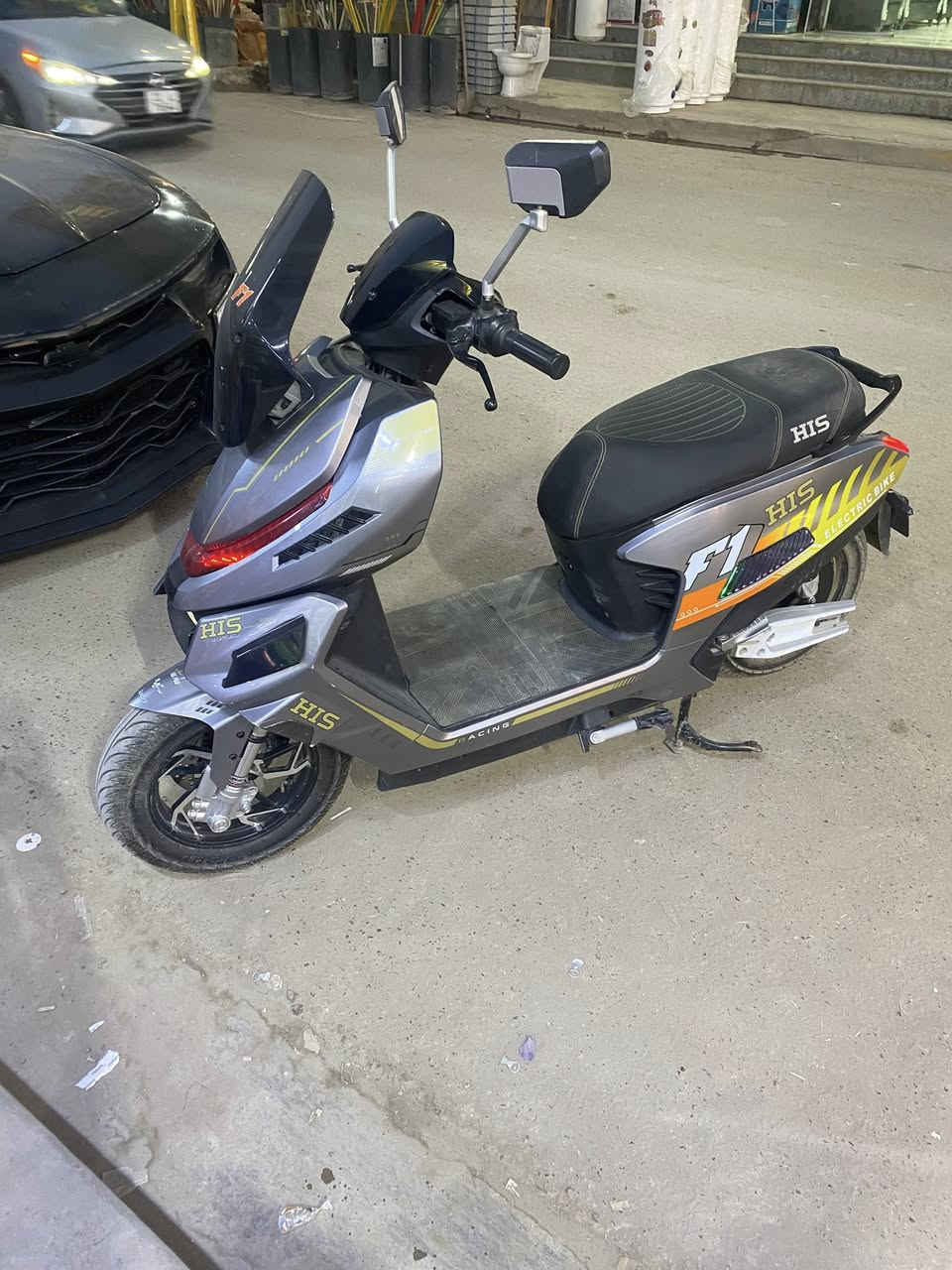 سلام عليكم دراجة شحن his f1 للبيع السعر 825 الف  للاتصال على  *********** مواصفات الدراجة تشغيل عن بعد فتح و قفل وتشغيل عن بعد و لد متغير مكاني بغداد الدورة
