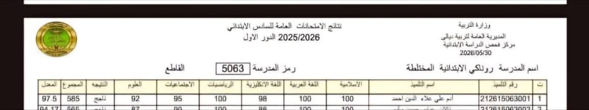 اعلان تدريس خصوصي.. استاذ سوران
*********** تولة فروش خلف مجمع سوفار

اي طالب مكمل
 صف سادس ابتدائي انطي ظمان النجاح

