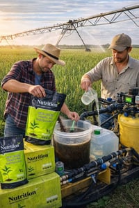 هيومك درجه اولى وشرط الشغل 100٪ مفيد جدآ للحنطه ولجميع المحاصيل الزراع...