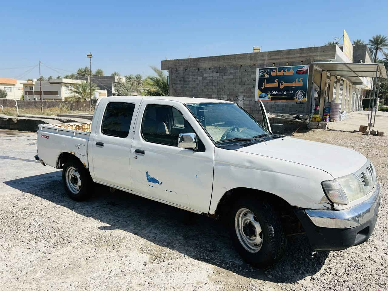 السلام عليكم
بيكم نيسان 2003 مزاد وزارة الداخلية السيارة جاهزة حدادية وكير ومحرك  مكان السيارة بابل الحلة من يرغب بالشراء الاتصال على الرقم التالي ***********
