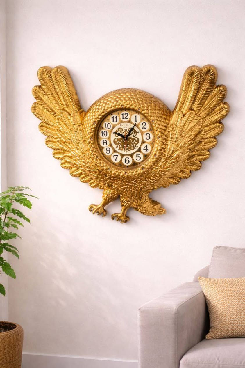ساعة جدارية فخمة بشكل نسر ملكي
تصميم مميز يضيف هيبة وأناقة لأي صالة أو مكتب
✔️ خامة متينة وجودة عالية
✔️ شكل مميز ولا أروع
✔️ مناسبة للبيوت الراقية والمجالس


**إذا كنت صاحب هذا الإعلان وتريد حذفه لأي سبب، رجاءا أرسل رسالة إلى الدعم الفني**