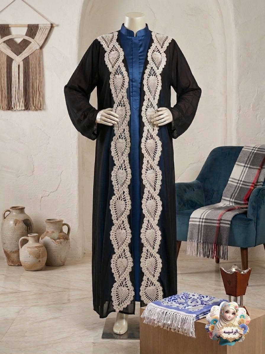 بالصبر تُصنع الغرز وبالحب تولد القطع الجميلة 🪡
بشت نسائي خياط وشغل يدوي 
صنع بحب وصبر وأتقان 
للحجز والاستفسار مراسلة الخاص 
متوفرة خدمة توصيل


**إذا كنت صاحب هذا الإعلان وتريد حذفه لأي سبب، رجاءا أرسل رسالة إلى الدعم الفني**