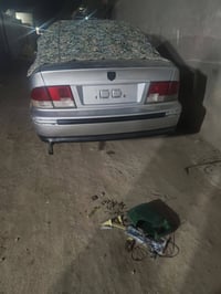 سمند موديل 2009 مصبوغه لاجماليه مكفوله كفاله عام رقم انكليزي مدوار ثان...