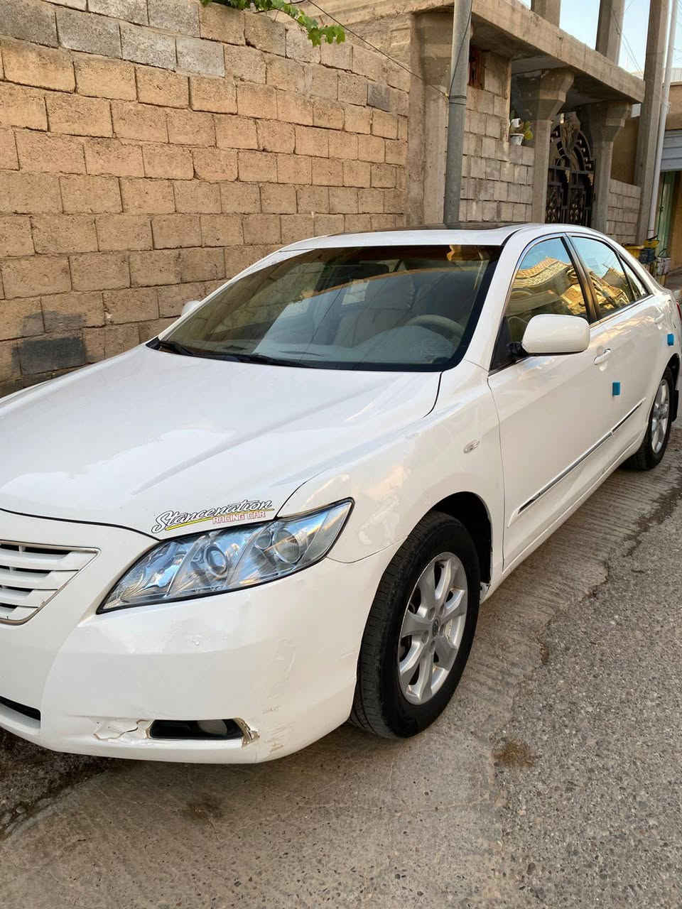 كامري 2007 خليجي 
فول مواصفات GLX
محرك 2400 
فتحه تحكم
تبريد قطعتين 
مشروع وطني تحويل مباشر
قطعتين صبغ
 العنوان الانبار 
السعر 100 وبيهة مجال بسيط
***********
