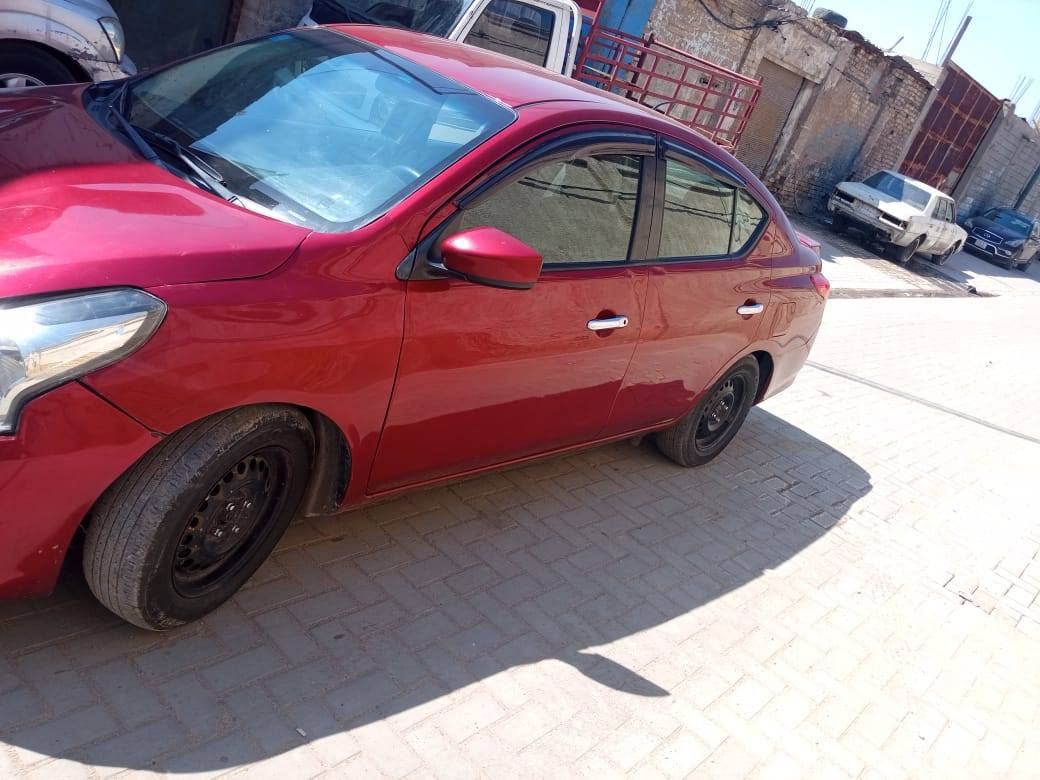 السلام عليكم نيسان فيرسا ٢٠١٩ بجم صبغ تصليح بخشم شاصي ايسر بسيط امريكي رقم بغداد دولي  السعر ٨٣ بيها مجال شراي يتصل ويدلل ***********
