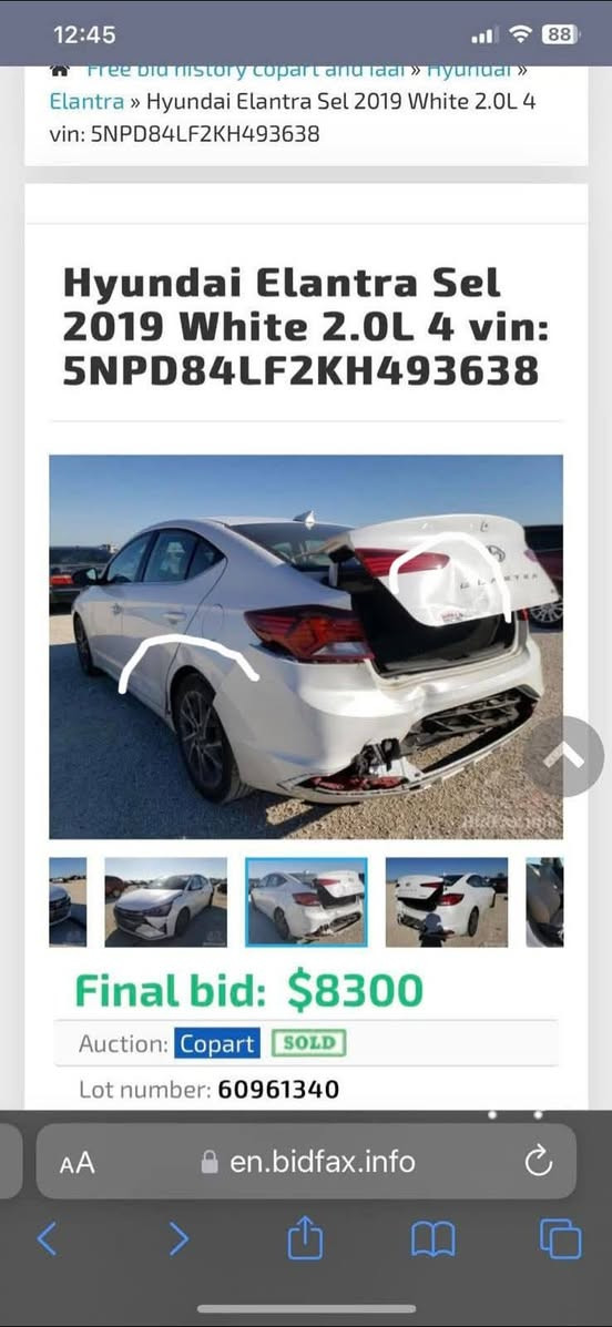 🌸النترا لمتددELANTRA1 فول امريكي
حادثها بدون ايرباك بدون دواخل 

طخه بسيطه بلجنطه او طخه بل باب الوره السايق معدل بارد

🌸مواصفات لمتد يعني فول عدا الفتحه 

🌸السعر 140$ اوبيها مجال 

🌸بصمة  + بصمة أبواب بصمة صندوق + ترحيب

🌸رادارات جانبيه وخلفي وامامي (تحديد المسار)

🌸نقطة عمياء +اشاير بالمرآه الجانبيه

🌸قيادة ذاتية + قيادة ثلاث وضعيات 

🌸لدات لايت أمامي لايت امامي 4 عدسات زنون 

🌸بك لايت ليد

🌸فول تحكم جهتين استيرن 

🌸دشبول ملون شاشة اعطال ملونه

🌸كشنات كهرباء + جلد + تدفئه كشنات امامي وخلفي

🌸صندوق ذكي

🌸 تحديد مسار 

🌸اشاير مري مانع انزلاق 

🌸ترحيب عند الاقتراب أضواء

🌸شحن وايرليس لاسلكلي للموبايل

🌸شاشة كبيرة  8 انج + GPS+ بوصله + كامره خلفية دواره

🌸منضومة تبريد جديده 

🌸محرك 2000. دوووش المرغوب

🌸السياره بأسمي رقم بغداد 

🌸سستم صوت 9 سماعات دمام امامي خلفي  

🌸وباقي المواصفات معروفه 

🌸 مكان السيارة بغداد الغزالية  

🌸***********

🌸***********
