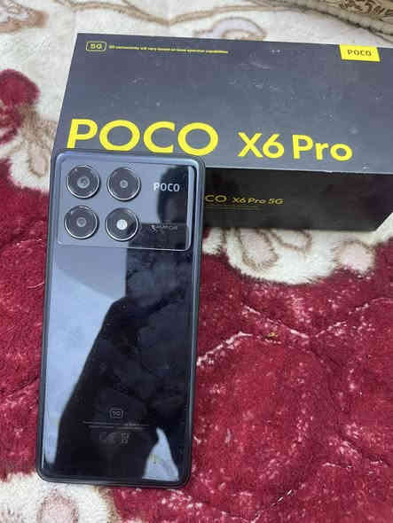 بوكو x6 bro للبيع النضافه 90% السعر 250 وبي مجال
***********
POCO X6 Pro
POCO X6
