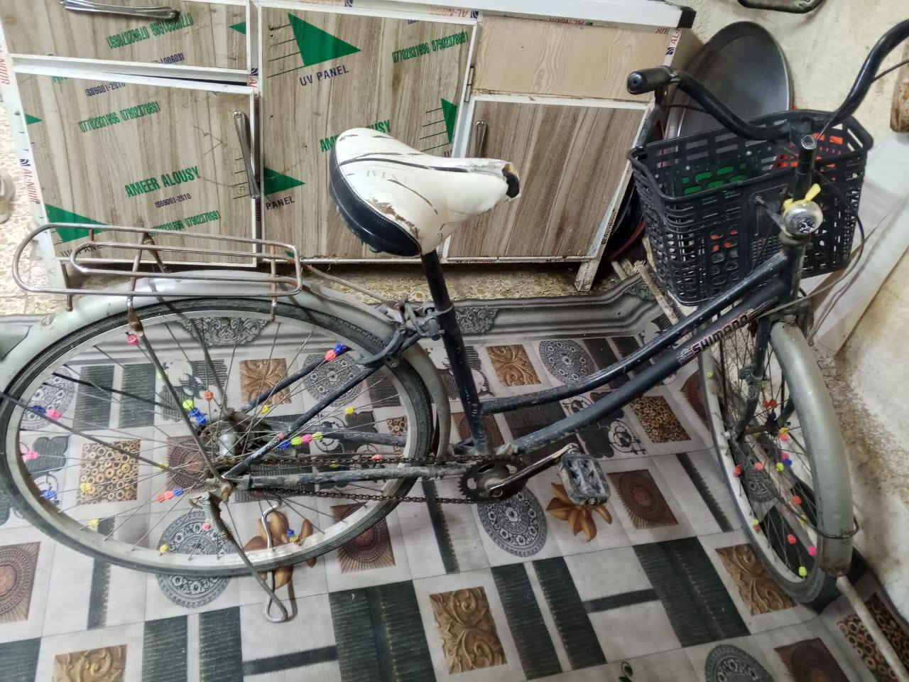 السلام عليكم بايسكل بناتي ب45 ثلاجة ماركة ريستون تجميدها واضح بالصورة ب50 فراش طفل نضيف كلش ب5 مكاني بغداد الكريعات للأستفسار متواجد ع فيس أو الإتصال
*********** رقمي الاسيا يوجد واتساب 
*********** رقمي الأثير يوجد واتساب
