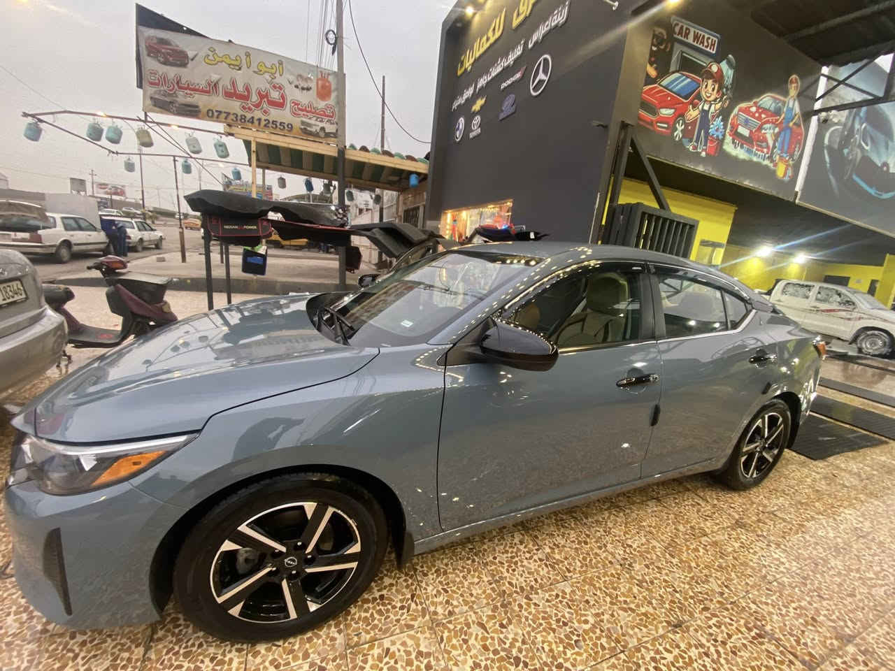 نيسان سنترا svموديل 2024 للبيع كلين بدون ضرار وصبغ ماشية 21ميل السعر 167 وبيها مجال *********** رقم الشاصي 3N1AB8CV4RY354937
