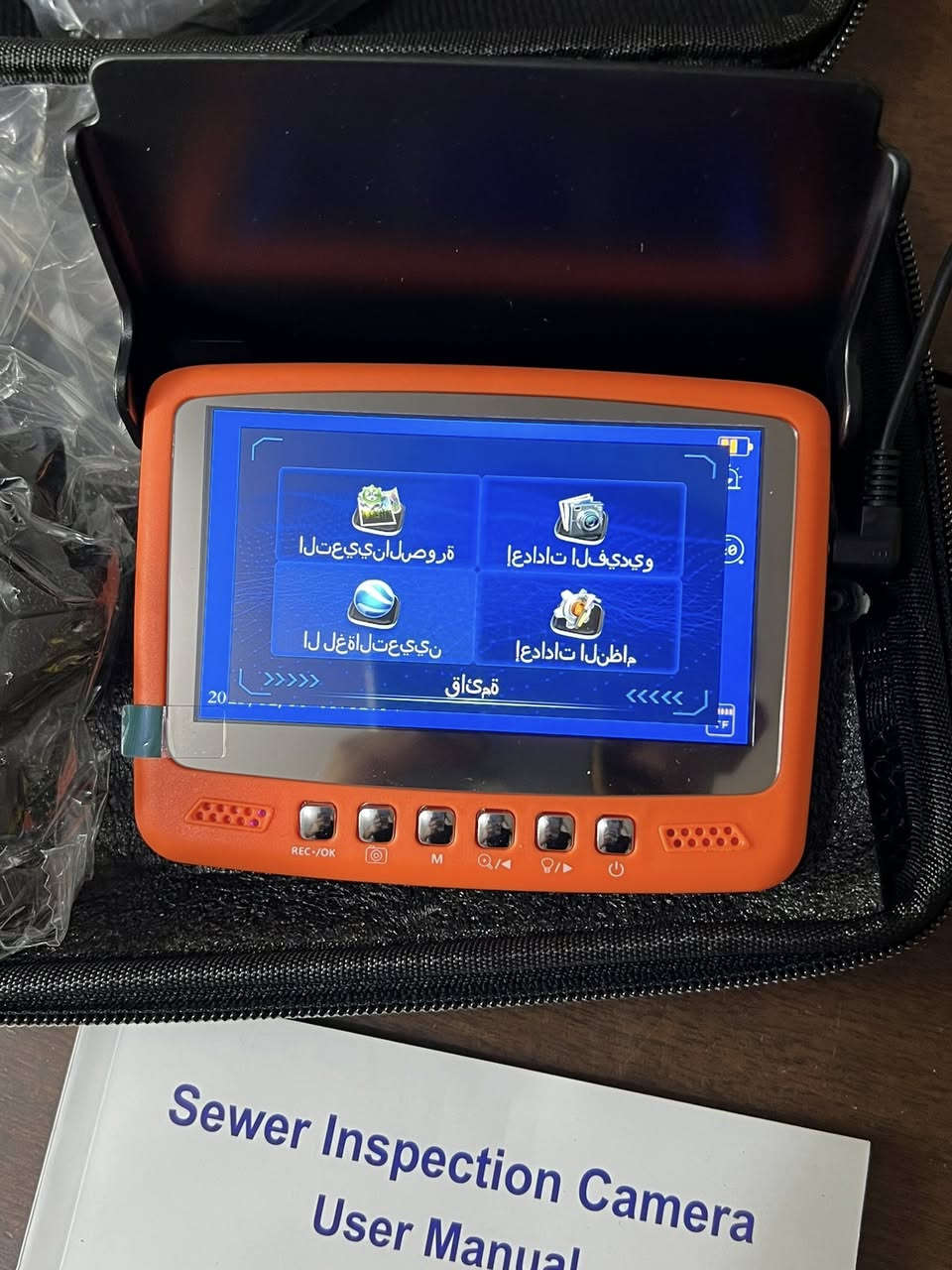 كاميرا فحص أماكن ضيقة + منظومات الصرف الصحي

موديل :43DB

الكيبل مصنوع من الألياف الزجاجية 
حجم الكيبل 5mm
طول الكيبل 30 متر 
حجم الكاميرا 17mm
دقة تصوير HD
مدعمة ب 8 اضواء led
زاوية الرؤية 120 درجة 
هيكل الكاميرا من الستانلس ستيل
مدعم ب السبرنگ 
نظام حماية waterproof ضد الماء : IP68
Sensor :cmos
مع ذاكرة تخزين :16 گيگا 
بطارية li-ion 2600mah
منفذ شحن Ac100-240 volt
مدة تشغيل متواصله 8 ساعات 

للأستفسار ***********
