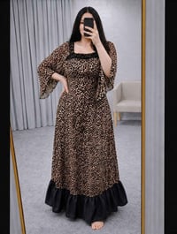 فستان • خامة كريشة • مقاسات L-3XL