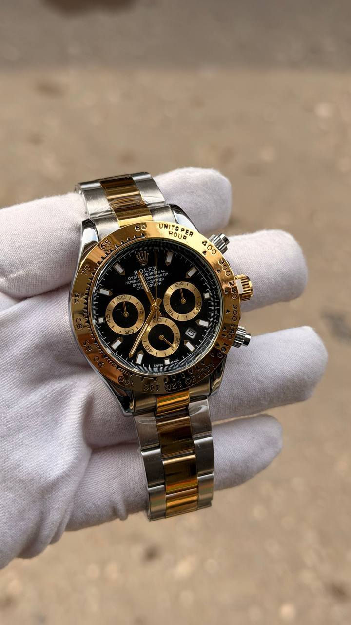 شنو لونك المفضل؟ 👀⌚
أسود؟ ذهبي؟ فضي؟ أو خليط فخم؟ 🔥
موديلاتنا وصلت بأكثر من لون حتى كل واحد يلكه ذوقه 😉

ساعة من ماركة رولكس ( Rolex) الفخمة 
جميع السناتر شغالة مع نظام ستوب ووج
مينا بألوان متنوعة و سير معدن ستانلس ستيل مقاوم للصدأ 
زجاج مقاوم للخدش 🤝

الآن فقط بسعر 50 ألف فقط 🤍 

متوفر توصيل لجميع محافظات العراق


**إذا كنت صاحب هذا الإعلان وتريد حذفه لأي سبب، رجاءا أرسل رسالة إلى الدعم الفني**