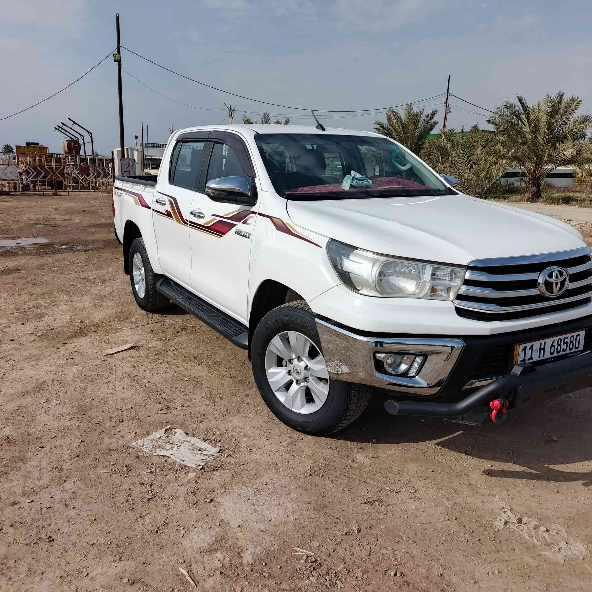 السلام عليكم تيوتا هايلوكس كفاله عامه بأسمي تحويل مباشر رقم بغداد موديل 2019 سنويه مجدده السعر ٢٧٧ المكان بابل الهلالي ***********  /***********
