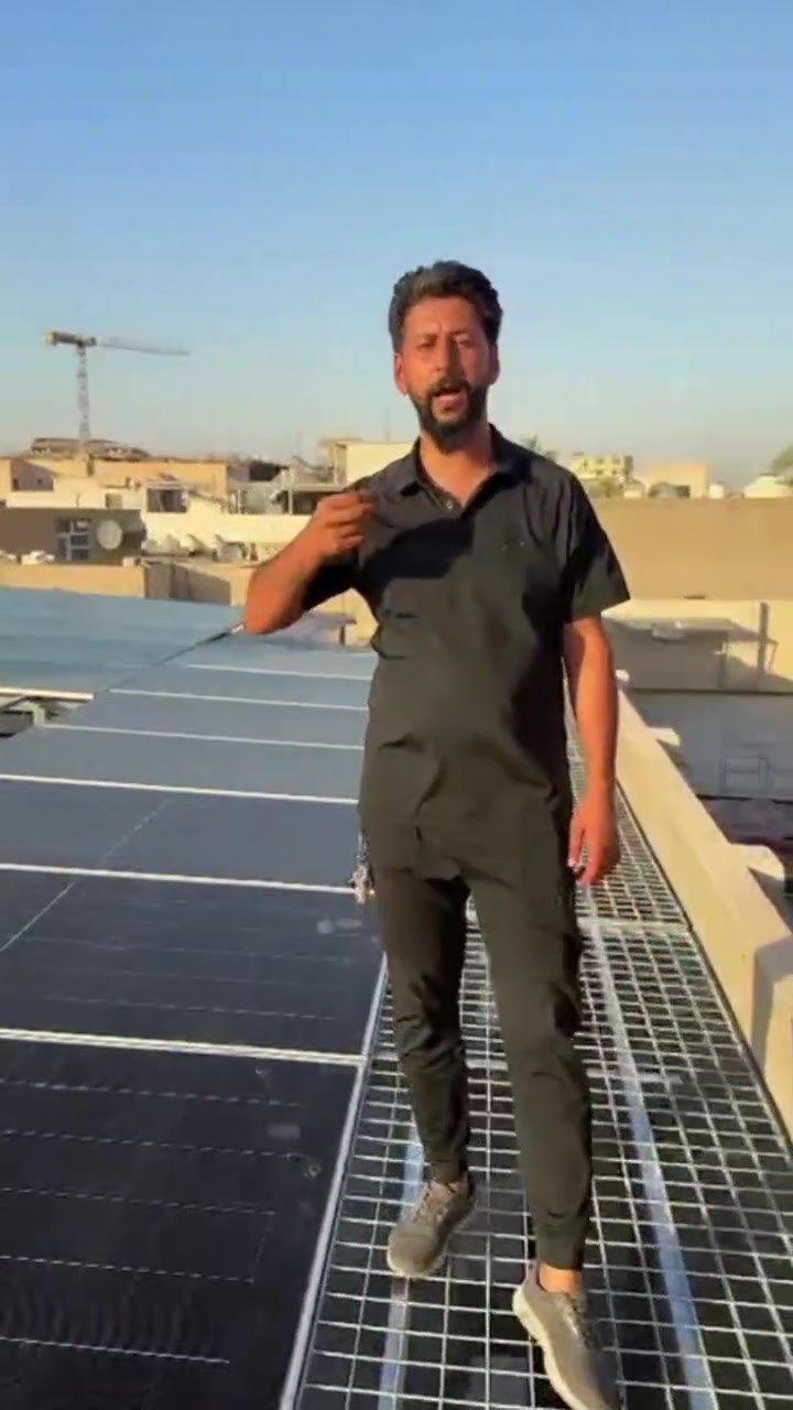 🔺️ منظومة طاقة شمسية 100 أمبير نهاري 45 امبير ليلي 

⭕️منظومة رقم (366)

 📍موقع الكرادة

 بطاريات ليثيوم فوسفات الحديد
بسعة 15 كيلوواط 
ضمان 5 سنوات 

 انفيرتر ITEL 12KW 
هايبرد  بنظام WI-FI
لمتابعة المنظومة عن بعد
ضمان 3 سنوات

الواح Jinko 720w
 مقاوم للغبار 
24 باسبار وجهين
ضمان 12  سنة 

للاستفسار زيارة مكاتبنا في بغداد او الاتصال على الارقام التالية  :
 
📍 مكتب حي الجامعة - مجمع النهرين التجاري - مجاور جامع ملا حويش :
م. رانيا ***********
م. سيف ***********
م. يوسف *********** 
م. نجم ***********

 📍 مكتب شارع الصناعة - مجمع العلوية - مجاور مستشفى العلوية للاطفال : 
م. شهد ***********
م. سؤدد ***********
م. حمزة ***********

قسم الصيانة والمتابعة الدورية :
م. عبد الغفور  ***********
