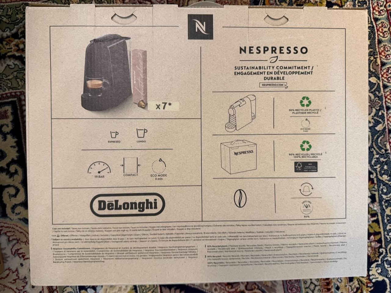Nespresso
جهاز نسيريو جديد غير مستخدم 
مع ٧ كبسولات هدية
السعر ٢٠٠ الف


**إذا كنت صاحب هذا الإعلان وتريد حذفه لأي سبب، رجاءا أرسل رسالة إلى الدعم الفني**