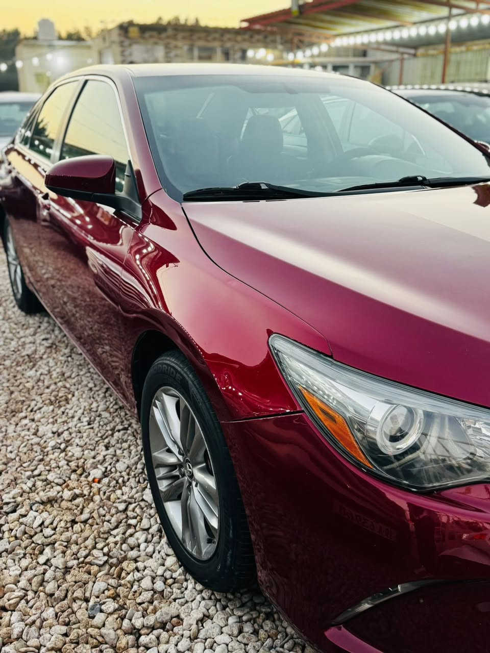 كامري 2016 
ماشيه 96
حادثها بدون اي تبديل بنيد مصبوغ وباب السايق صبغ 
مواصفات SE 
رقم اربيل ب اسمي 
مواصفاتها معروفه
مكينه 2500 
كشن كهرباء 
شاشه 
كامره 
مكانها كربلاء 
السعر ١٤٥ وبيها مجال 
معرض الليره لتجارة السيارات 
كربلاء - معارض حي الصناعي 
***********
***********
