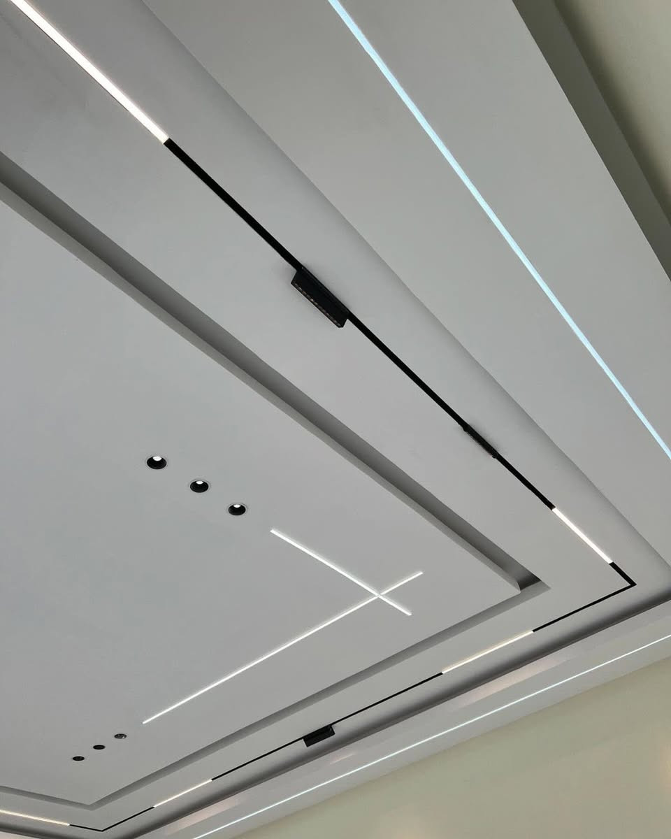 نموذج من تصاميم ديكورات جبس بورد الداخلي والبروفايل 

 *********** مهندس علي
