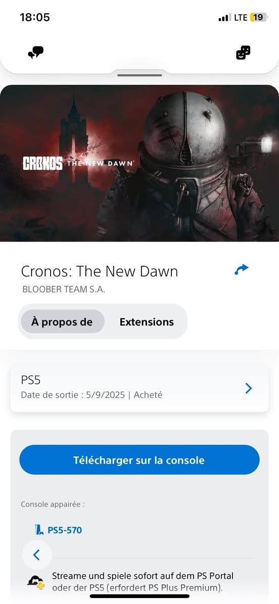 Compte crack disponible 
Ps5 principal 
Garantie 24h


**إذا كنت صاحب هذا الإعلان وتريد حذفه لأي سبب، رجاءا أرسل رسالة إلى الدعم الفني**