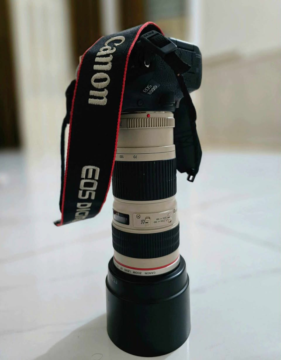 كاميرة 800dكانون نضيفة وياهة عدسات 2 18-55  200-70 وي3بطاريات وشاحنات ثنين واستاند هايدروليك وناقل صور وكابات


**إذا كنت صاحب هذا الإعلان وتريد حذفه لأي سبب، رجاءا أرسل رسالة إلى الدعم الفني**