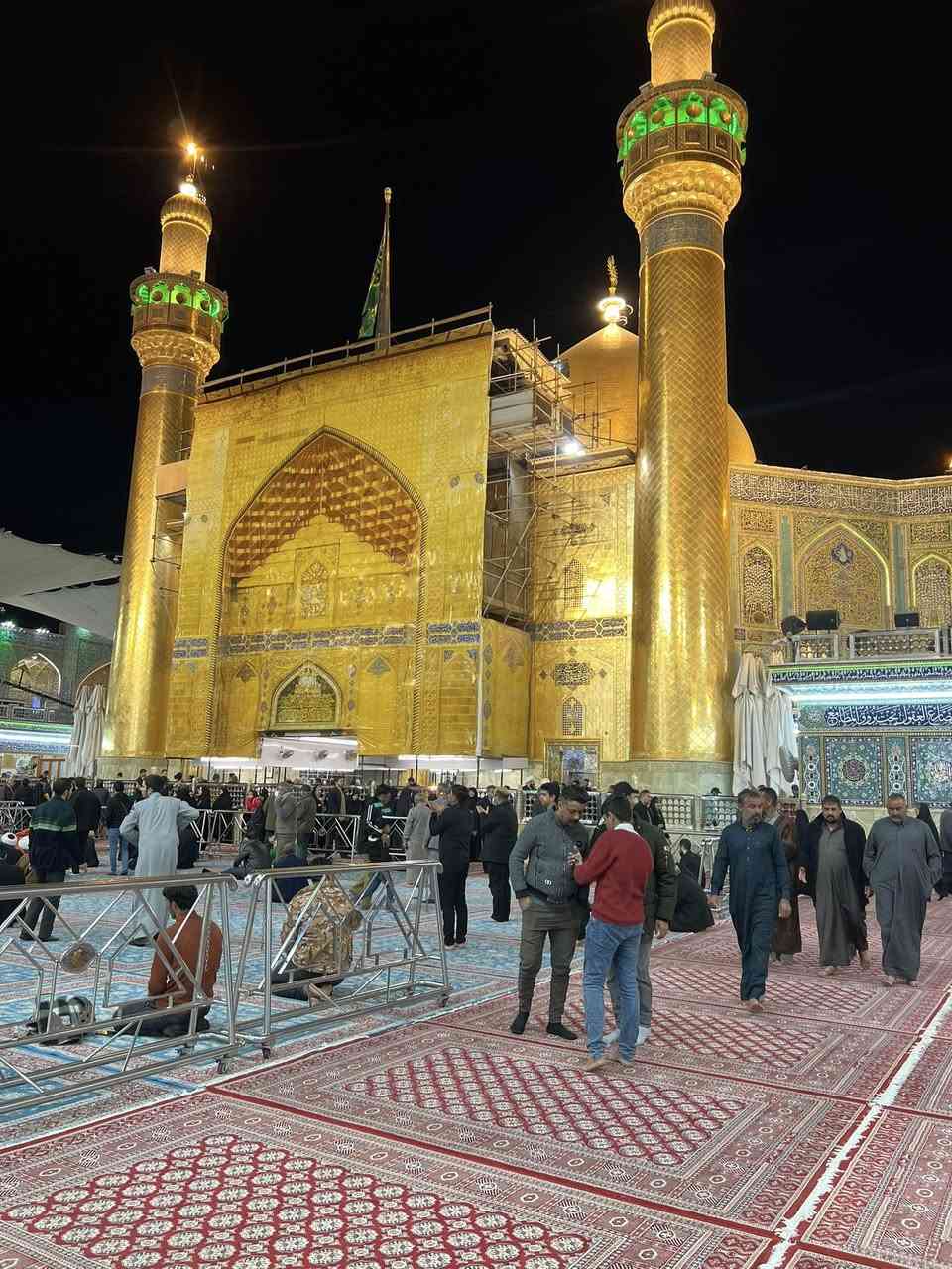 على بركه الله
سوف تنطلق حمله أحباب الرضا(ع)
يوم غدا الجمعه الى النجف الأشرف وزياره القبور والكوفة المقدسة  الساعه التاسعة صباحا االنفر(10)مرجع
مكان التجمع الشعله ام نجم شارع سالم 
للحجز والاستفسار *********** وتساب
