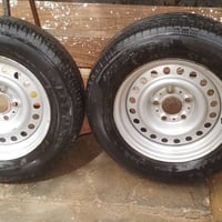 زوج تايرات هواويله مكان بغداد 15 على 165) 07818258671