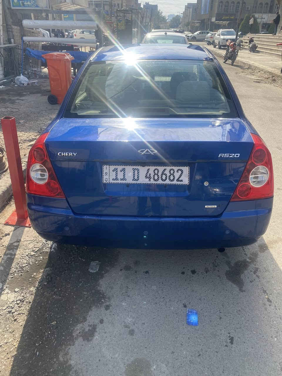 شيري A5 للبيع 
موديل 2009
تبريد شغال بارد 
مكينة بلاد مجفتة قبل شهر 
مكفولة من الضربة والصبغ 
دواخل نظيفة 
رقم انكليزي جديد
‭***********
السعر ٤٢
