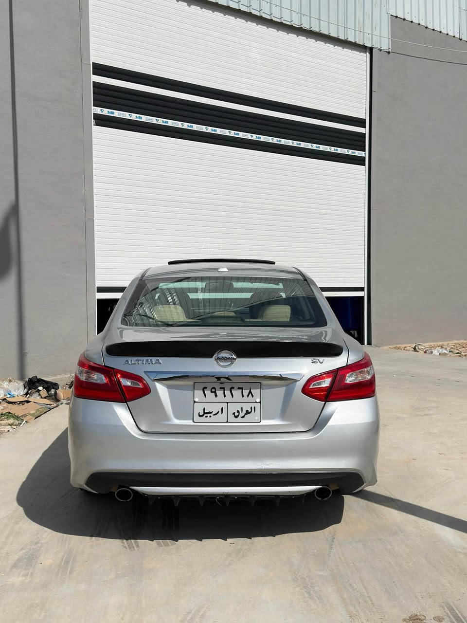 Altima 2017 SV+pluse کەنەدی
سەیارەکە چەمپەکی پشتی هەیە پێشی کەپسە ١ ٢ جێی تحدیلی پێەوەیە رەسمی سۆنەرەکەم دانایە
گێر و مەکینە کارەبایات بە شەرت
سەیارەکە سلایتە
کوشین ئیتەرە  کوشین کارەباییە ناو کرێممیە بیلاد
تەبرید مەرکەزیە 
فولل فوللە سەیارەکە
٤ پستۆنە
سحری ١٢٣ وەرەقە و مەجالێ برایانە
*********** أربيل, العراق
