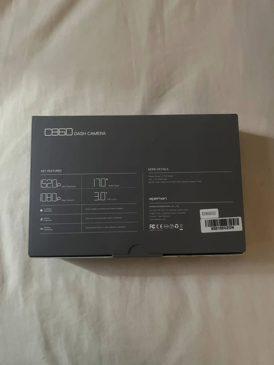 Dash cam apeman C860
كامره امام والخلف فول اج دي
سعره 80 الف مع توصيل


**إذا كنت صاحب هذا الإعلان وتريد حذفه لأي سبب، رجاءا أرسل رسالة إلى الدعم الفني**