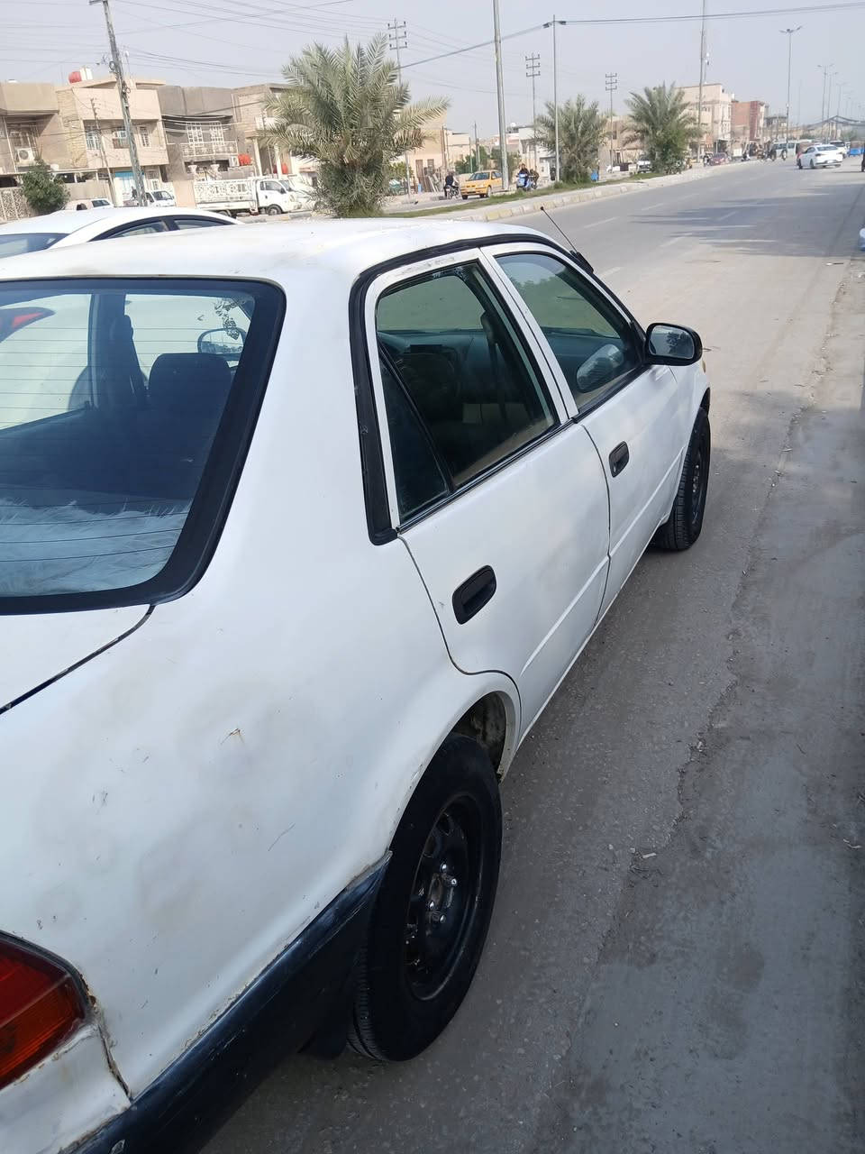 كورلا ٩٧ مكينه كيرحاويه حداديه ممتازه
تخم تاير سياره نظيفه بمعنى الكلمة داخل وخارج متعوب عليه 

سياره ناعمه ترايه مال سياره ٢٠ وترايك لطريبيل سنترلوك ريموت كامره شاشه تبريد شغال السعر٥٣ مع المجال *********** /***********غيرمتواجدعل فيس
