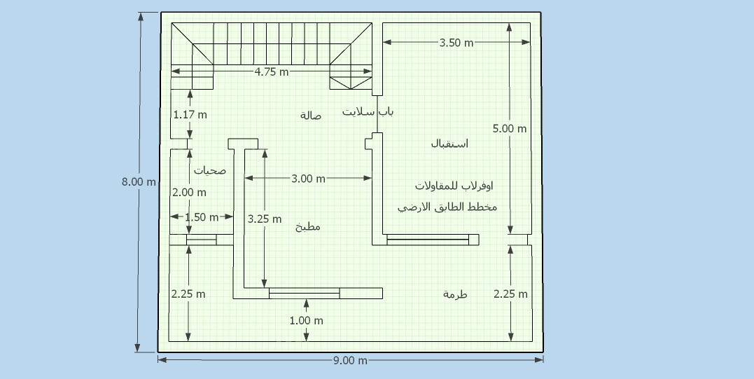 تصميم  ثلاث نماذج  72 م تحت التعديل ( الواجهة 9 × النزال 8 ) م 
---------------------------------------------------------------------
المساحات الصغيرة من 100م فما دون 
- تصميم خريطة ثلاث طوابق 75 الف 
- تصميم واجهة 150 ألف 
تصميم فيديو للواجهة مع القياسات 200 ألف 
---------------------------------------------------------------------
المساحات الكبيرة من 100م فما فوق 
-تصميم خريطة ثلاث طوابق 100
-تصميم واجهة 200 ألف 
- تحويل الخريطة من ( 3d-2d ) 100 الف مع الفديو 150 الف 
-تصميم فيديو للواجهة مع القياسات225 ألف 
-تصميم مجسم 3d لقياسات الابواب و الشبابيك 50 الف مع الفديو 100 الف 
-تصميم  مخطط مزرعة 150 الف مع الواجهة 400 الف
- الدفع عن طريق الكي كارد
المصمم المقاول ظافر الشمري واتساب 0780 799 2616
بغداد - الدورة - الهواشة
