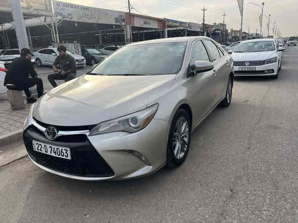 السلام عليكم اخوان /   كامريSE  امريكي موديل2016 لون ذهبي رقم اربيل  بطاقة بانزين موجودالسيارة سنويه بأسمي شرط تحويل  السيارة بدون صبخ فقط تعديل بارد محرك نظيف وكير شرط السيارة
مكانها محافظة كركوك 
السعر ب 168بي مجال للشراي 
رقم موبايل ***********
