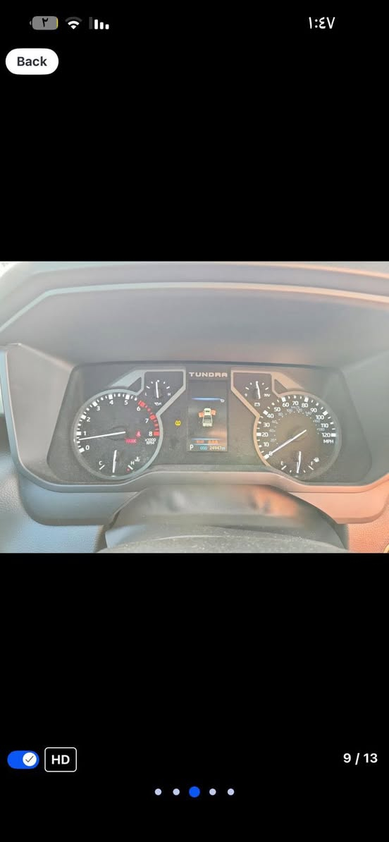 السلام عليكم 
تويوتا تندرا rs5 موديل ٢٠٢٤ 
السيارة للبيع بسعر 200 شدتين بدون كمرك بدون نقل حاليا بامريكا


**إذا كنت صاحب هذا الإعلان وتريد حذفه لأي سبب، رجاءا أرسل رسالة إلى الدعم الفني**