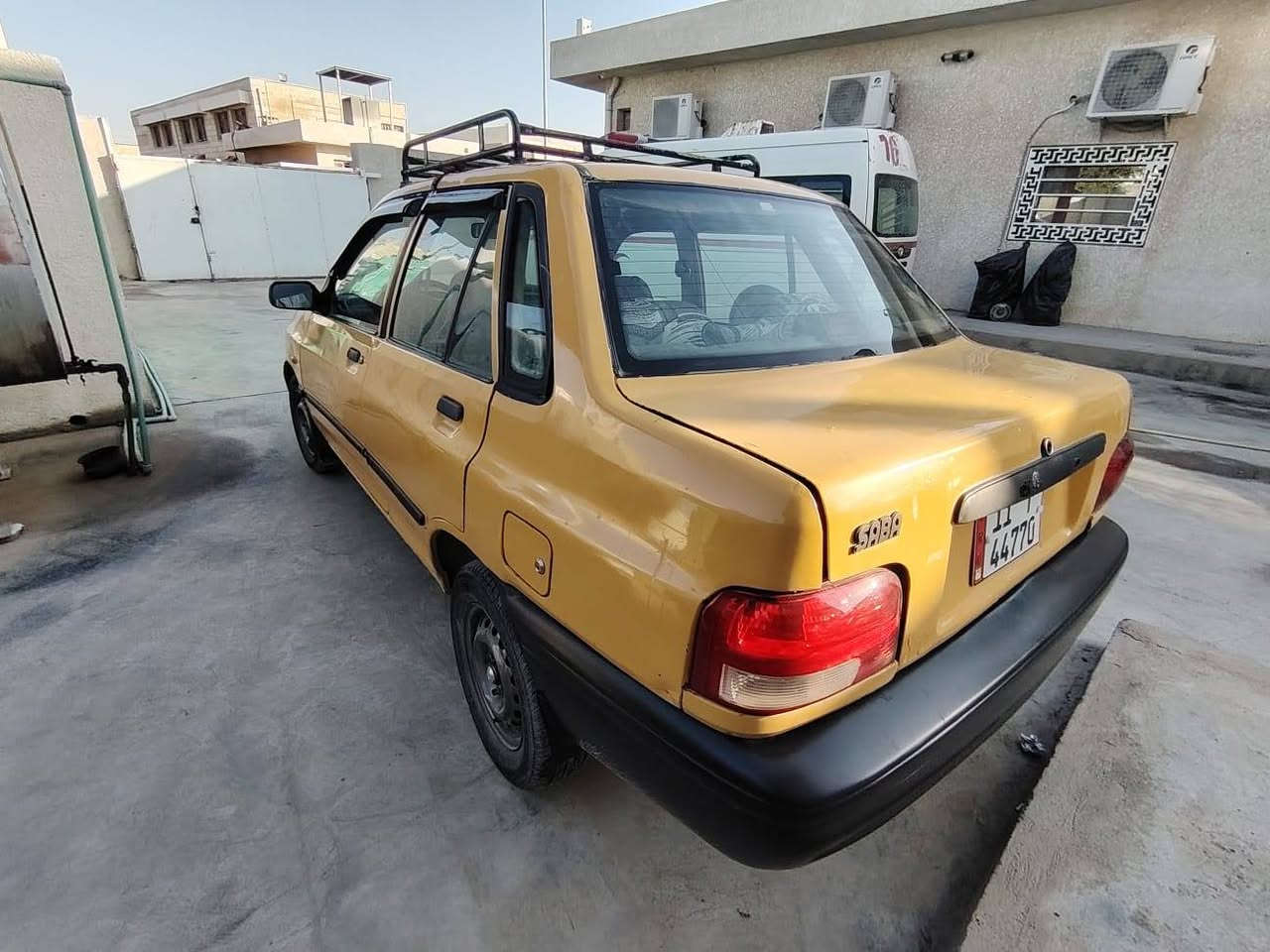 السلام عليكم
سايبا موديل 9 للبيع مصفره هيئه وغرامات سنويه جديده بأسمي ارقام انكليزي.. سعرها  22 وبيها مجال 
مكاني بغداد الشعب ***********
