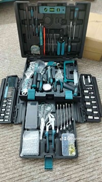 طقم أدوات • ١٦٨ قطعة • مقاوم للصدأ