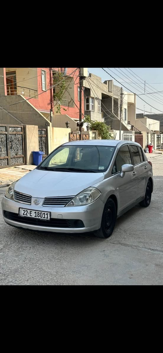 نيسان تيدا ٢٠٠٨ كير اوتوماتيك رقم وسنويه جديد بسمى دفتر بنزين موجود هزه جديد قطعتين صبغ بيهه شويه ضرر داخل صندوق *********** / *********** سعر ٧٤ ورقه وبي شويه مجال كركوك, العراق
