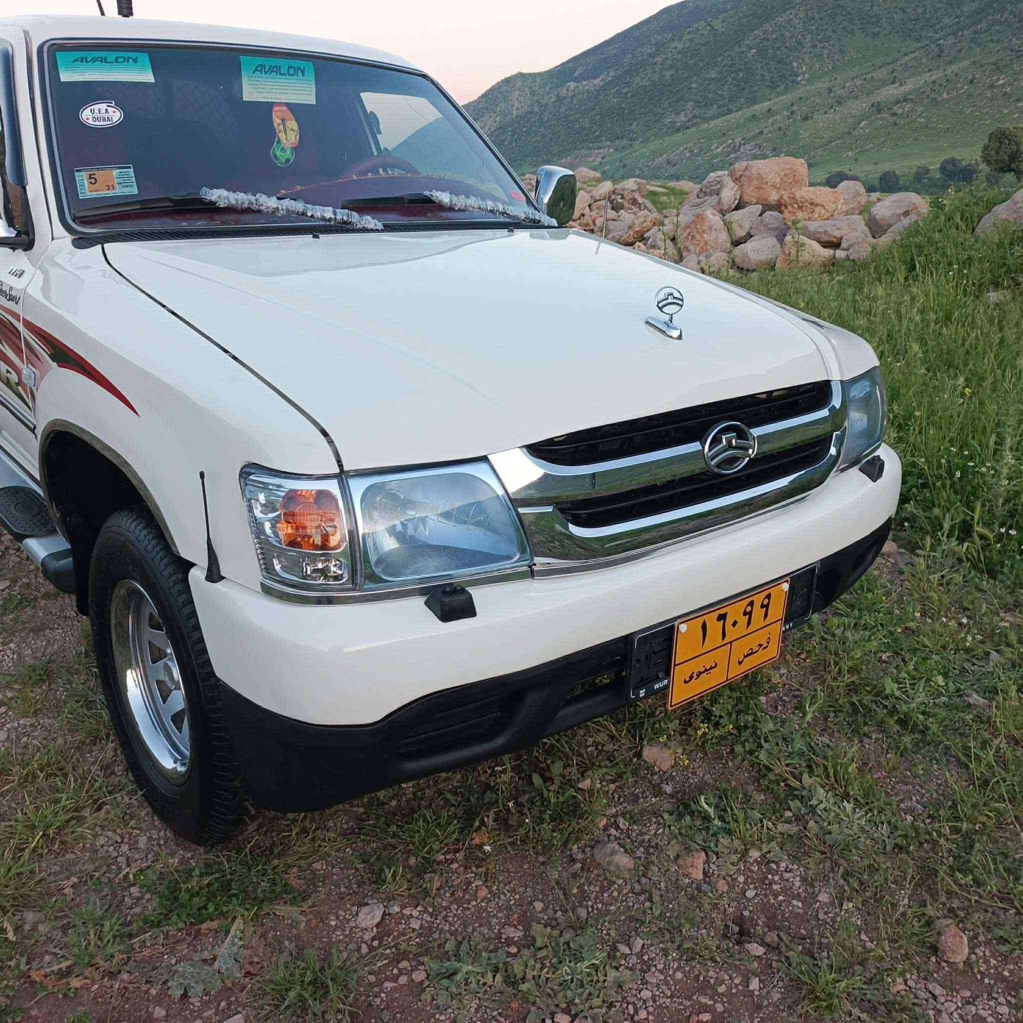 بابەت فرۆشتن
دێر مۆدێل2006نمونەو بیانو بڕ 
سەیارەكە مەنەێسی ئەسڵی لەگەڵە چوار تایەو ویلی لۆكی لەبنە 
چوار جام كارەبا بەنرخێكی گونجاو
*********** واتساب ڤای بەر
