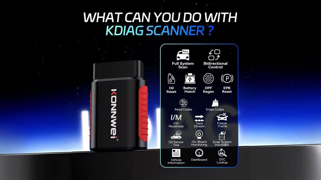 جهاز فحص وتشخيص أعطال السيارات الشامل Konnwei KDIAG OBDII
تشخيص جميع أنظمة السيارة، وليس فقط المحرك.
متوافق مع أجهزة أندرويد و iOS عبر البلوتوث، مما يحول هاتفك إلى أداة تشخيص احترافية.
يتضمن ميزات مثل التعرف التلقائي على السيارة (Auto-VIN) وتسجيل البيانات الحية ورسمها بيانيًا.
 أكثر من 98% من موديلات السيارات في السوق ويقدم تحديثات مجانية مدى الحياة
السعر 20 ألف


**إذا كنت صاحب هذا الإعلان وتريد حذفه لأي سبب، رجاءا أرسل رسالة إلى الدعم الفني**