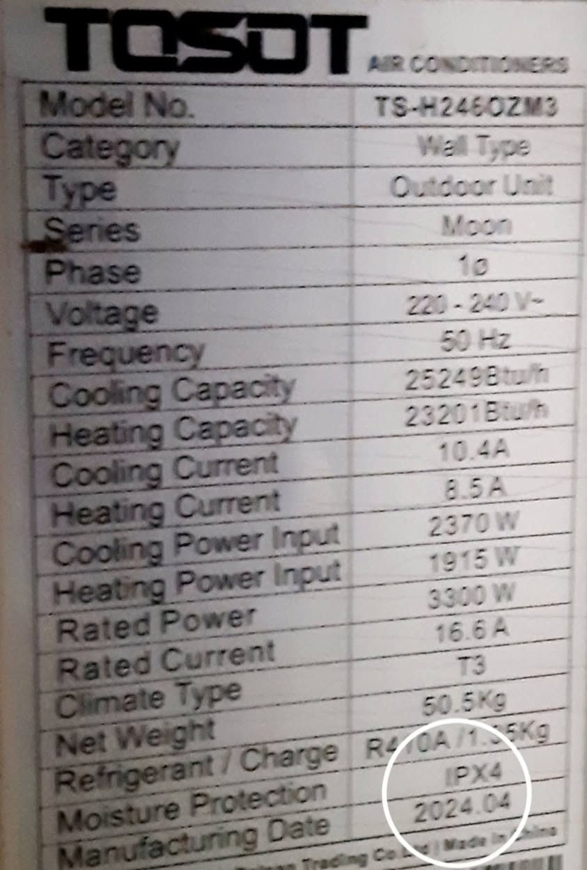 سبلت توسوت2طن اخو ألجديد أنتاج 2024استخدام قليل جدأ  تدفئه تبريد ثلج ألاصلي من شركةألبليسان العالميه واي فاي مع خاصية ألغسل ألتلقائي عن طريق الريموت كامل ألملحقات غاز410مقفول نظام ECO. بواري5متر كيبلات ريموت حماله للقطعه الداخليه كلهن بلاديات ضمان عل شد 15.يوم اضافة الى ضمان ألشركه لمدة 5سنوات السعر 550قفل قفل علمأ أن سعر الجديد ب 840.ألف  المكان بغداد الرصافه ألشراي أتصال فقط غير متواجد عل فيس 
***********
