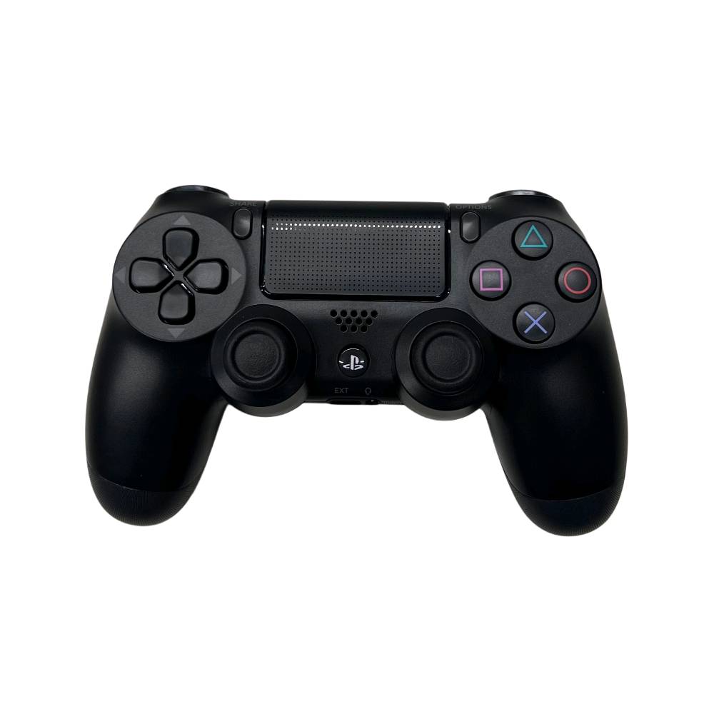 يد تحكم لاسلكية DualShock 4 لأجهزة PlayStation 4

• وحدة التحكم اللاسلكية من Sony المصممة لتقديم تجربة لعب متكاملة واستجابة عالية على أجهزة PS4.

• لوحة لمس (Touch Pad) تدعم اللمس المتعدد وتفتح آفاقاً جديدة لطرق اللعب والتفاعل.

• مكبر صوت مدمج ومنفذ سماعة ستيريو لإضافة خيارات صوتية غامرة أثناء اللعب.

• أزرار شعار SHARE تتيح لك مشاركة أجمل لحظات اللعب وبثها بضغطة زر واحدة.

• تصميم مريح ومطور لعصي التحكم التناظرية وأزرار الكتف لتحكم أكثر دقة.

• شريط إضاءة (Light Bar) مدمج يتفاعل مع الكاميرا والألعاب لتتبع دقيق لموقع اللاعب.

المواصفات:
• طاقة الإدخال: 5 فولت ⎓ 800 مللي أمبير.
• نوع البطارية: بطارية ليثيوم أيون قابلة لإعادة الشحن مدمجة.
• الجهد الكهربائي: 3.65 فولت ⎓.
• سعة البطارية: 1 أمبير (1000 مللي أمبير).
• الوزن: 210 غرام تقريباً.
• درجة حرارة التشغيل: 5 درجة مئوية - 35 درجة مئوية.
• الأجهزة المتوافقة: PlayStation 4 و PlayStation TV.

محتويات العلبة:
• يد تحكم DUALSHOCK 4 لاسلكية.
•كيبل شحن.
• دليل التعليمات (Instruction Manual).
