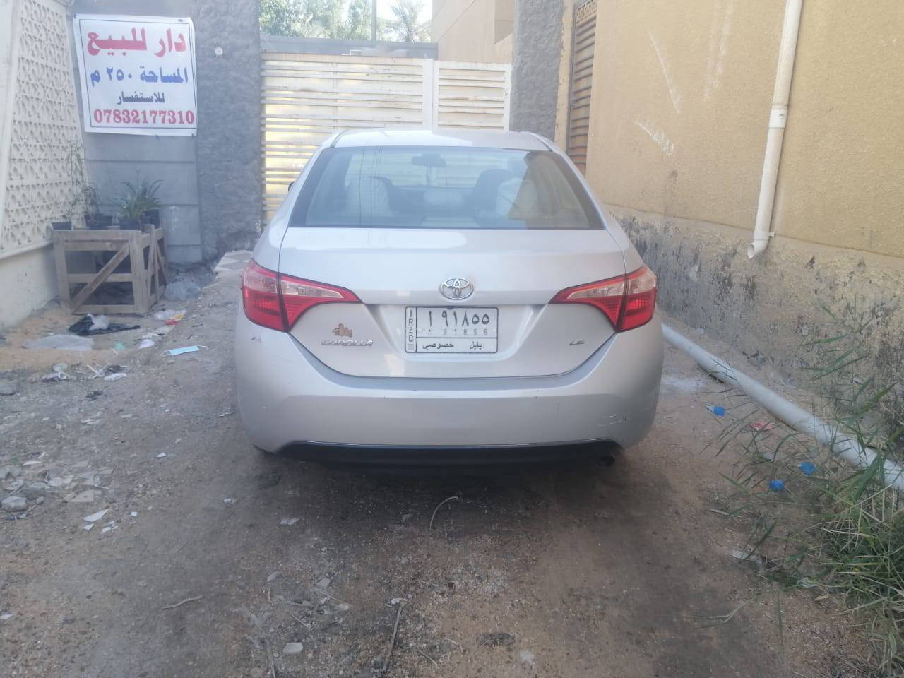 سلام عليكم كورلا وارد امريكي للبيع موديل 19رقم بابل مداور ثاني يوم ضررها فقط بنيد سياره نظيفه كلش ماشيه 100مكاني بابل حله مركز السعر 138وبيها مجال  ‏‪اني مكلف بنشر الاتصال برقم صاحبها ‏‪***********‬‏
