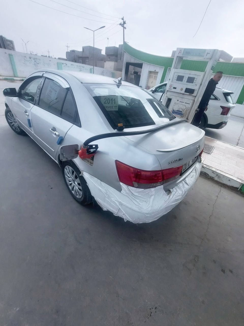 سوناتة كورية مديل 8 محدثة 10 سيارة جاهزة من كلشي بدون ضرر فقط مصبوغة عام للجمالية اثر جراد فقط سعر ٩٥ وبيهة مجال ***********واتساب موجود
