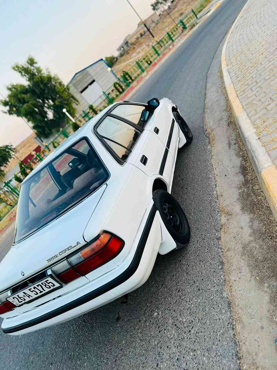 كورلا 1990
رقم صلاح الدين دولي
سنويا لل2029 شرط التحويل 
كير محرّك صدر تايرات كلو جديد 
السيارة جديدة وجاهزة مابيها نقص
السعر 40
***********
