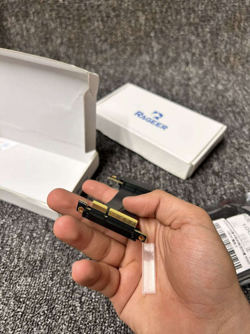 كيبل ريزر 10cm 
Pcle 4.0 
جديد غير مستخدم تفاصيل داخل الصور 
15 الف


**إذا كنت صاحب هذا الإعلان وتريد حذفه لأي سبب، رجاءا أرسل رسالة إلى الدعم الفني**