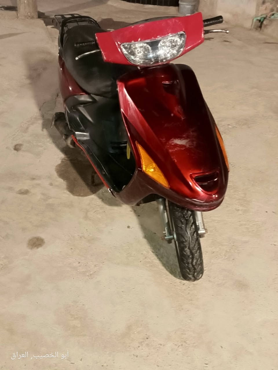 السلام عليكم دراجة فراشه نثيه للبيع دراجه نضيفه مكينه شلعه ومعدل فول سودات كامله كفرات شوف عينك دبلات جدد مجفته ما صارله هواي تايرات نضاف كهربائيات كلها شغالا ما عدا الاشاير و بيها نقص شوته و لكزوز طاك انزل فلوسهن من سعرها الدراجه ب 300 وبيها مجال قليل البصرة ابي الخصيب قرب مستشفى الصيني ***********
