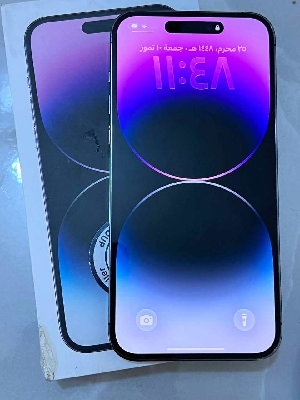 للبيع ١٤بروه ماكس 💯
شرق اوسط عربي نسخت ل ٣AAA💯
ذاكره ٢٥٦🔥
بطاريه ٨٥بلاد 💯
نضافته ٩٩ 💯
كامل ملاحقاته 💯

لون بنفسجي 🔥
مبدل شاشه اصليه تفصيخ ل خيارت 
مكاني كربلاء 
‏***********
