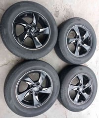 تخم ويل كب 15 اصلي (النترا فورتي سيراتو) + 4 اطارات 195/65/15 السعر: 2...