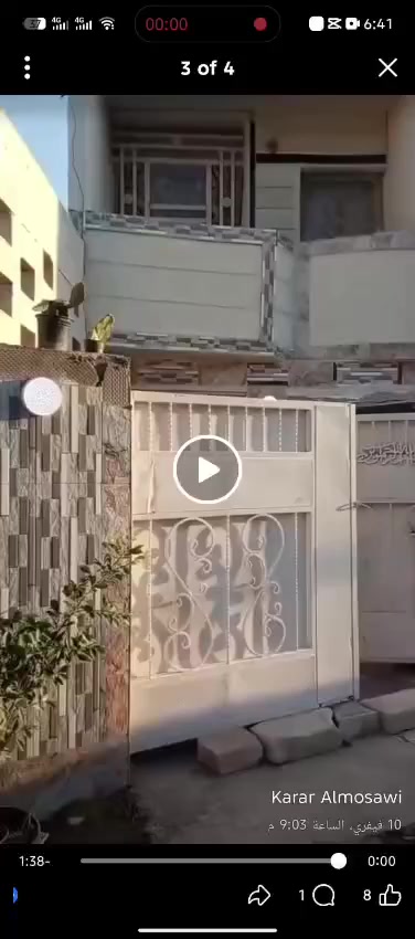 مشتمل لليجار المساحه ٩٠ متر  طابقين مثل مواضح كدامكم مكان حي البساتين قرب شامل المضمد  ***********
