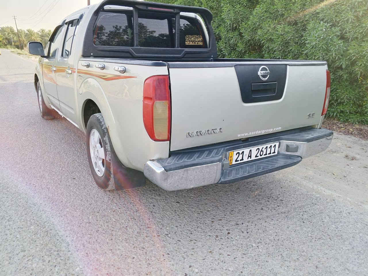 السلام عليكم نيفاره للبيع موديل 2008رقم سليمانية تحويل مباشر سياره مكفوله كفاله عامة بيها سونار مكان بغداد حي النصرالسعر82بيه شي قليل هاتف***********
